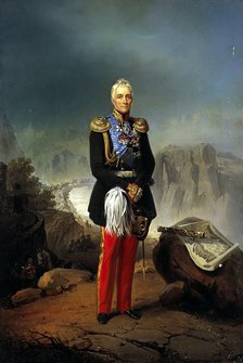 Portrait of Count Mikhail Vorontsov (1782-1856), Second Half of the 18th cen.. Artist: Anonymous  