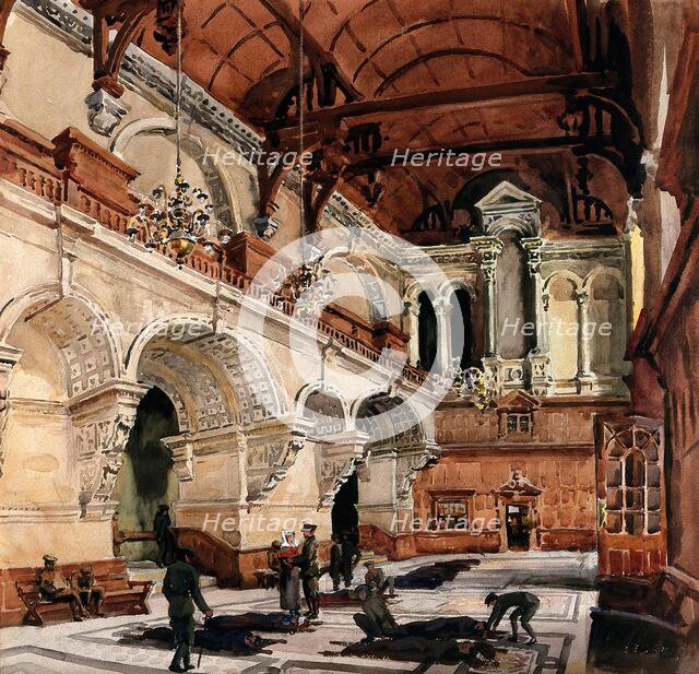 World War I: the Examination Schools, Oxford... Third Southern General Hospital, c1910s. Creator: Walter Ernest Spradbery.