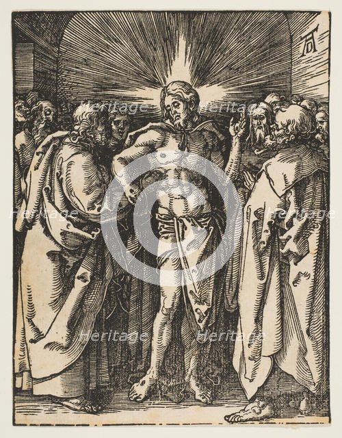 The Doubting Thomas, from The Small Passion, ca. 1510. Creator: Albrecht Durer.