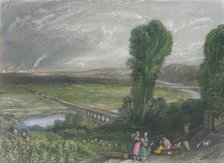 'Bridges of St. Cloud and Sevres', c1835. Creator: J Radclyffe.