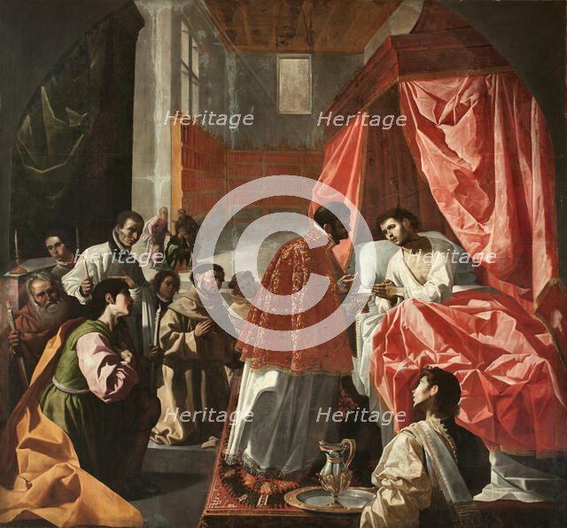 Viaticum of Saint Bonaventure, Second Half of the 17th century. Creator: Zurbarán, Francisco, de (1598-1664).