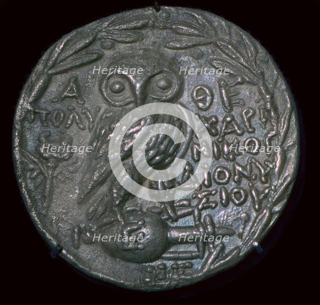 Athenian 'owl' tetradrachm, early 2nd Century. Artist: Unknown
