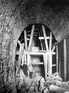 Working on a Tunnel, 1900-1904. Creator: Unknown.