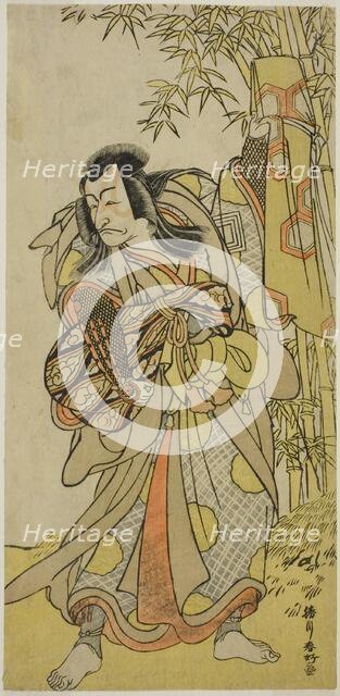 The Actor Ichikawa Danjuro V as Kazusa no Akushichibyoe Kagekiyo Disguised as a Blind..., c1779. Creator: Katsukawa Shunko.