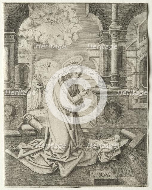 The Nativity, 1520s. Creator: Allaert Claesz (Netherlandish, fl. 1508-1534).