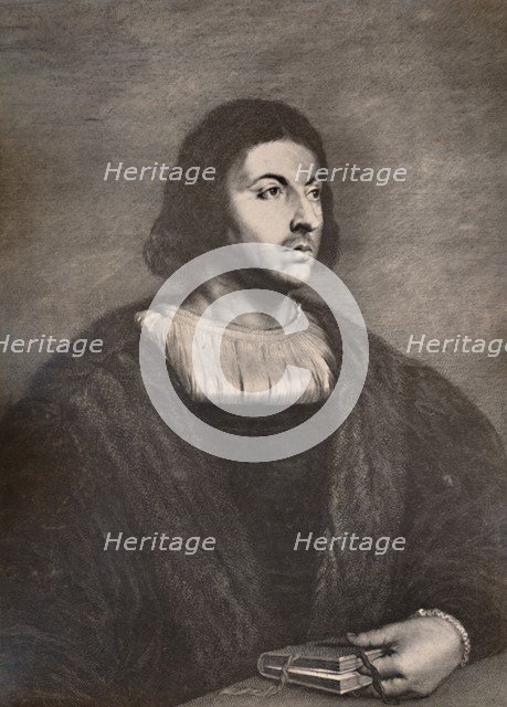 Giovanni Boccaccio, Italian Renaissance writer, poet and humanist 17th century (1894). Artist: Cornelis van Dalen II.