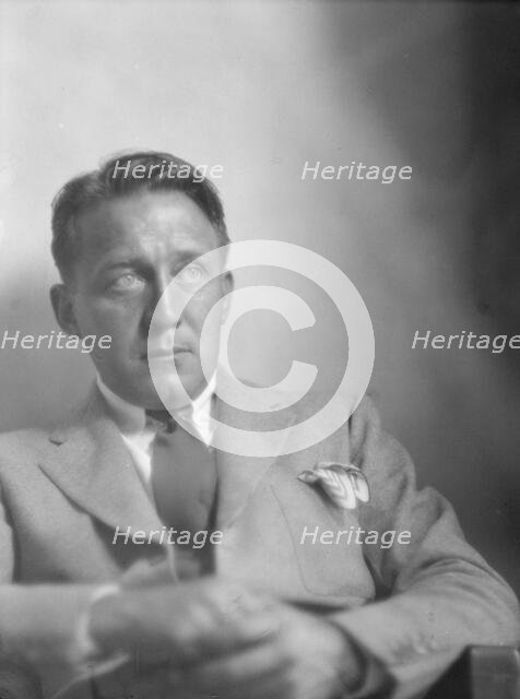 Goulding, Edmund, Mr., portrait photograph, 1927 Creator: Arnold Genthe.