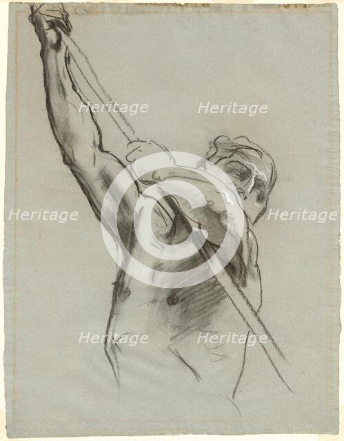 Male Torso with Pole, 1890-1900. Creator: John Singer Sargent.