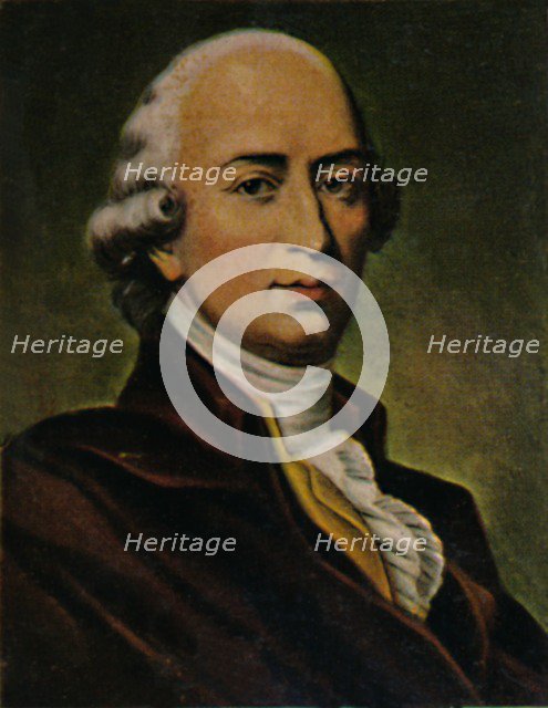 'Johann Gottfried Herder 1744-1803. - Gemälde nach Graefle', 1934. Creator: Unknown.