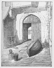 'The Water Gate, New Palace Yard', c1897. Artist: William Patten.