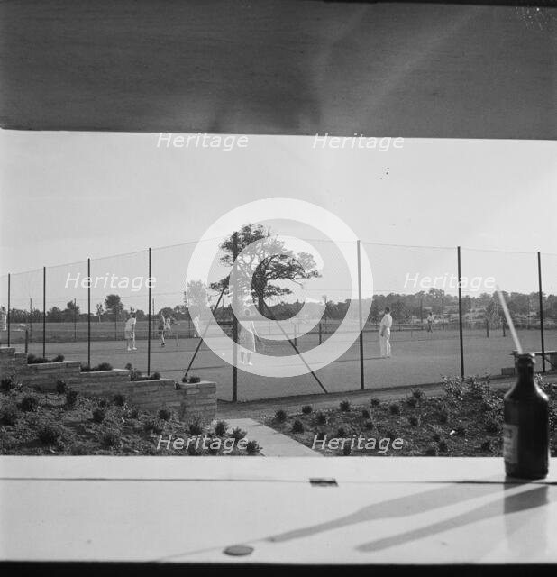Laing's new Sports Ground in Elstree, Hertfordshire, 13/08/1949. Creator: John Laing plc.
