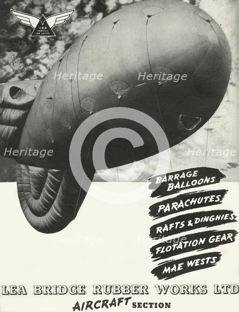 'Lea Bridge Rubber Works Ltd - Aircraft Section', 1941. Creator: Unknown.