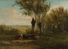 Meadow near Oosterbeek, 1860. Creator: Gerard Bilders.