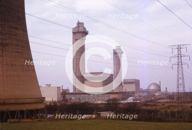 Calder Hall Nuclear Power Station, Cumberland, UK, 20th century. Artist: CM Dixon.