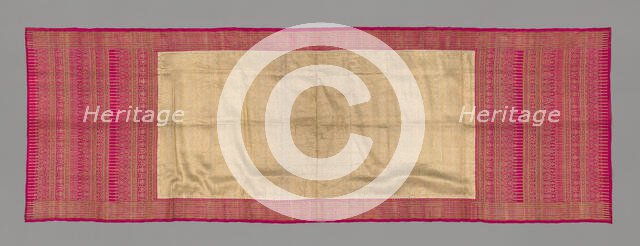 Sari, India, 19th century. Creator: Unknown.