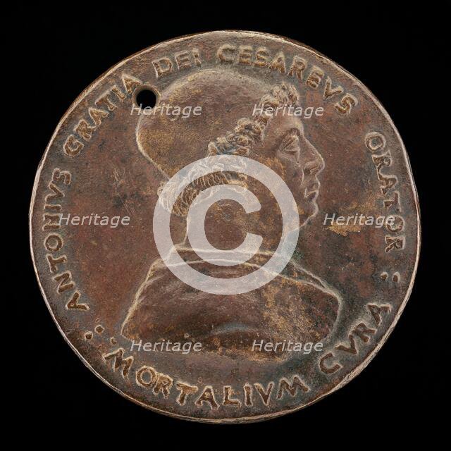 Antonio Gratiadei, died 1491, Imperial Envoy [obverse], c. 1480. Creator: Bertoldo di Giovanni.