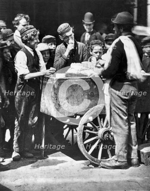 'Halfpenny Ices', 1877. Artist: John Thompson