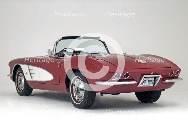 1961 Chevrolet Corvette C1 Convertible Artist: Unknown.