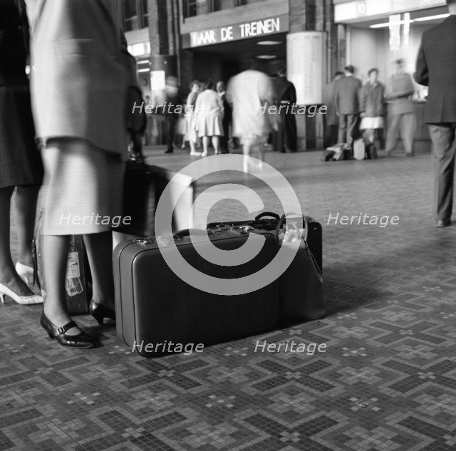 On the concourse of Centraal Station, Amsterdam, Netherlands, 1963. Artist: Michael Walters