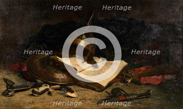 The Quran. Creator: Delanoy, Hippolyte-Pierre (1849-1899).