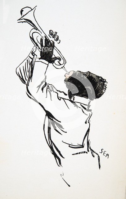 Trumpet Player, from 'White Bottoms' pub. 1927.