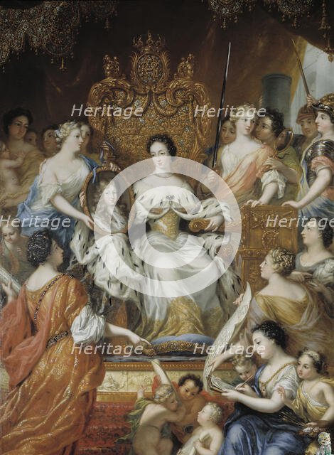 Allegory of Queen Dowager Hedvig Eleonora's guardianship, 1692. Creator: David Klocker Ehrenstrahl.