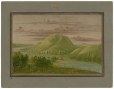 Curious Grassy Bluffs, St. Peter's River, 1861/1869. Creator: George Catlin.