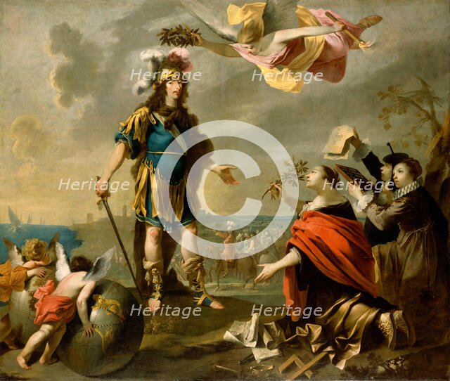 Louis II de Bourbon (1621-1686) at the capture of Dunkirk in October 1646, 1646-1647. Creator: Tassel, Jean (1608-1667).