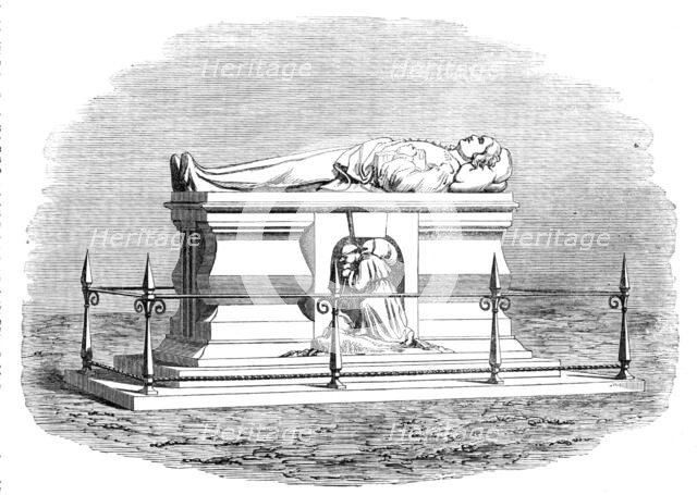 New monument erected over the grave of John Bunyan in Bunhill-Fields Burial-ground, City-Road, 1862. Creator: Unknown.