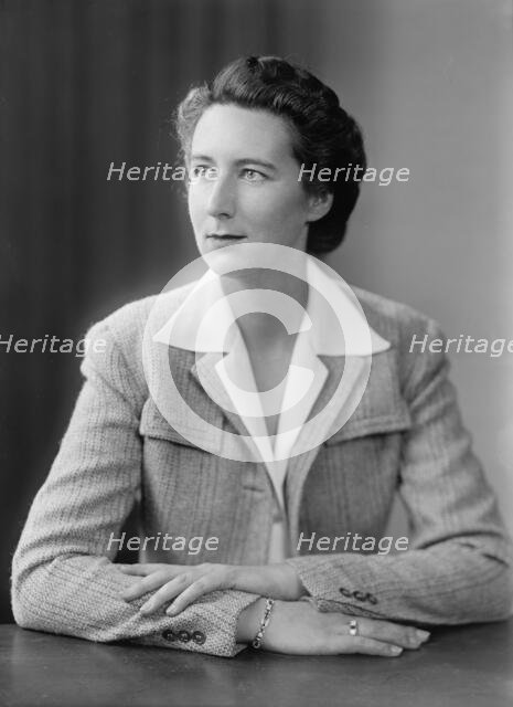 Emily Y. Blandford - Portrait, 1944. Creator: Harris & Ewing.