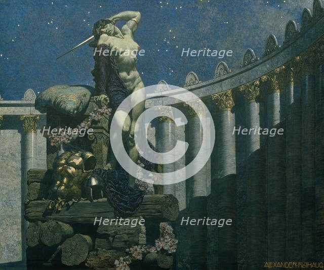 Dido At The Stake, 1935. Creator: Rothaug, Alexander (1870-1946).