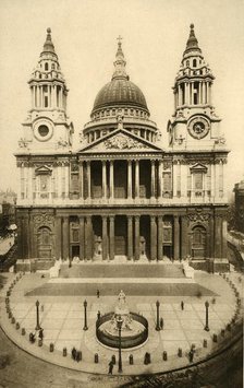 St. Paul's Cathedral, London, c1924. Creator: Unknown.