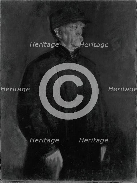 Prince Otto von Bismarck, 1896. Creator: Franz von Lenbach.