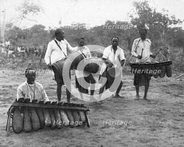 ''Musiciens du Barotse; Afrique Australe', 1914. Creator: Unknown.