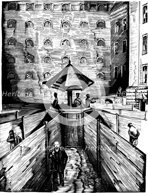 Illustration from the book Lenin's Life, 1936.  Artist: Piotr Nicholaevich Staronosov