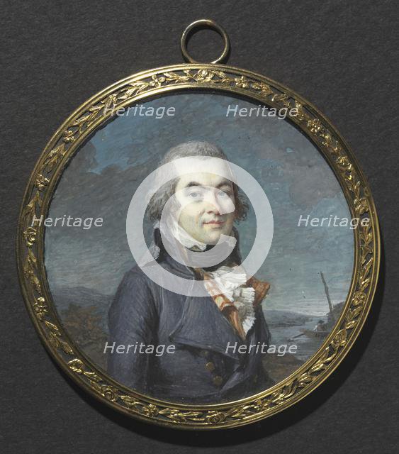 Portrait of a Man in a Landscape, c. 1795. Creator: Marie Gabrielle Capet (French, 1761-1818).