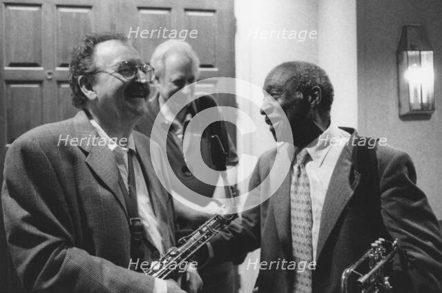 Jerry Dodgion and Joe Wilder, The March of Jazz, Clearwater Beach, Florida, 2000. Creator: Brian Foskett.