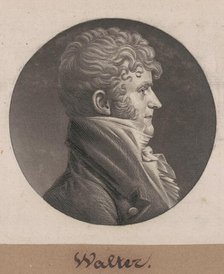 Samuel Purviance Walker, 1803. Creator: Charles Balthazar Julien Févret de Saint-Mémin.
