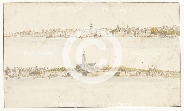 Two faces on Antwerp (?), 1633-1687. Creator: Gillis Neyts.