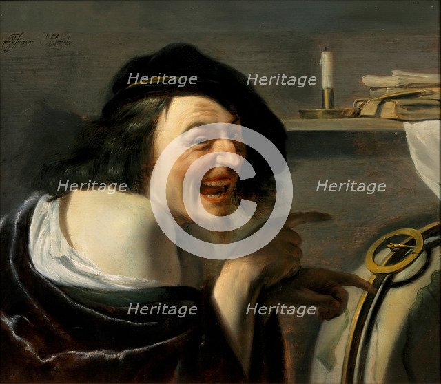 Democritus, 1630. Artist: Moreelse, Johan (Johannes Pauwelsz.) (c. 1603–1634)