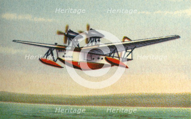Rohrbach Rostra flying boat, 1920s, (1932).  Creator: Unknown.