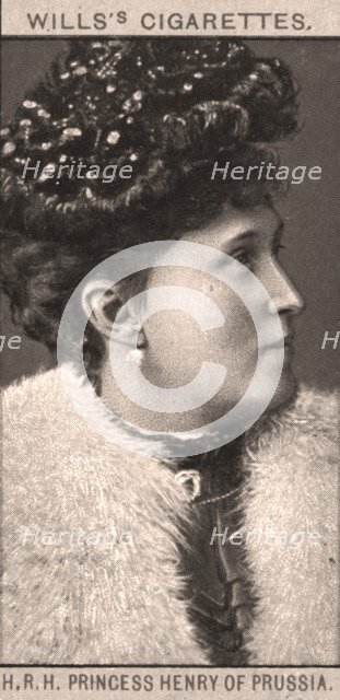 H.R.H Princess Henry of Prussia, 1908.Artist: WD & HO Wills