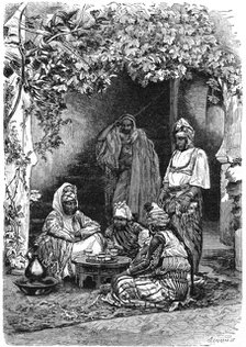 An Arab family of Tlemcen, Algeria, c1890.  Artist: Bertrand
