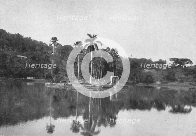 'Die Insel im See von Kandy', 1926. Artist: Unknown.