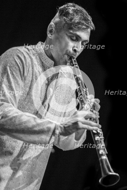 Arun Ghosh, 2018. Artist: Alan John Ainsworth.