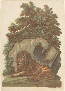 The Lion, 1754. Creator: John Baptist Jackson.