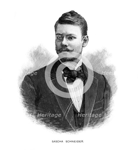 Sascha Schneider, German painter and printmaker, 1899. Artist: Unknown