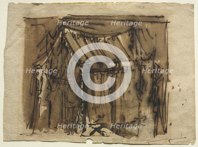 Tent (recto). Creator: Josef Platzer (Austrian, 1751-1806).