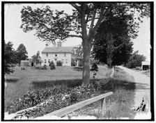 Whittier's birth place, Haverhill, Mass., between 1890 and 1901. Creator: Unknown.