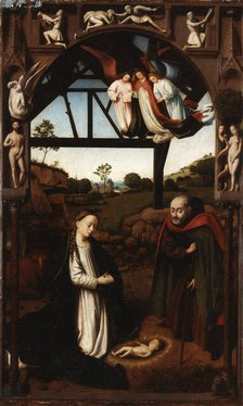 The Nativity of Christ (The Holy Night), 1452. Creator: Christus, Petrus (1410/20-1475/76).